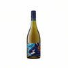 Front view of the Juggernaut Sauvignon Blanc bottle with a decorative label on a white background