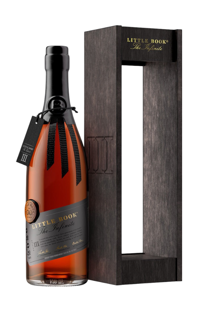 304 Liquor Little Book The Infinite 2026 Edition III Kentucky straight bourbon whiskey in a dark wooden display box
