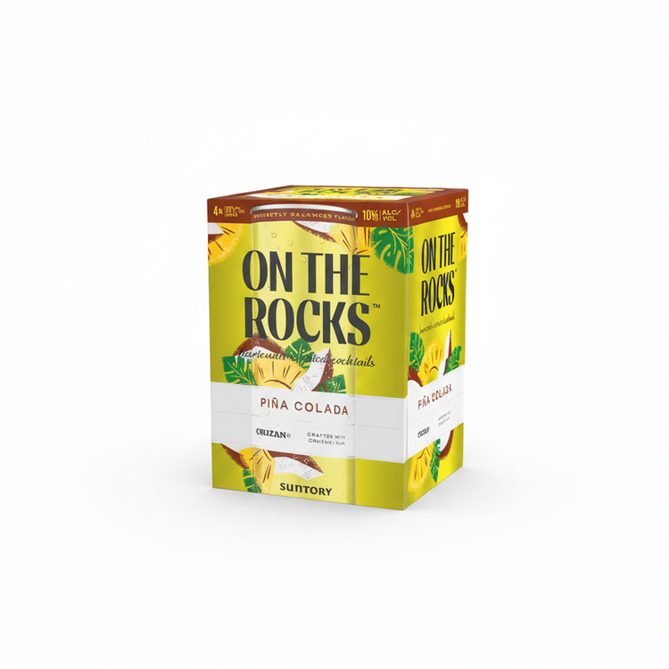 OTR On The Rocks Cans Pina Colada 355ml 4 Pack