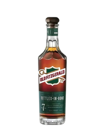 304 Liquor Old Fitzgerald 7 Year Bottled-in-Bond bourbon whiskey in a classic decanter bottle with a faceted closure.