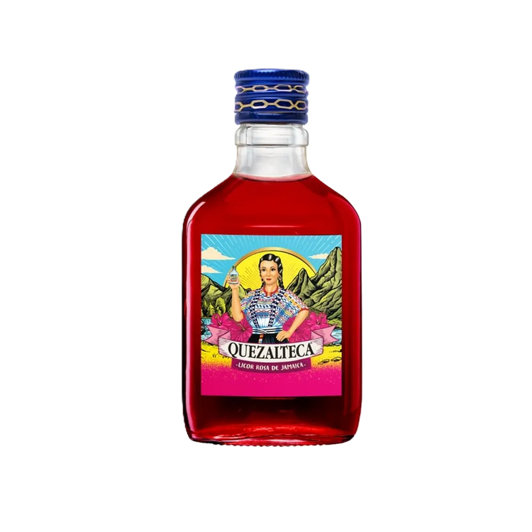 Quezalteca Rosa de Jamaica Hibiscus Aguardiente 200ml