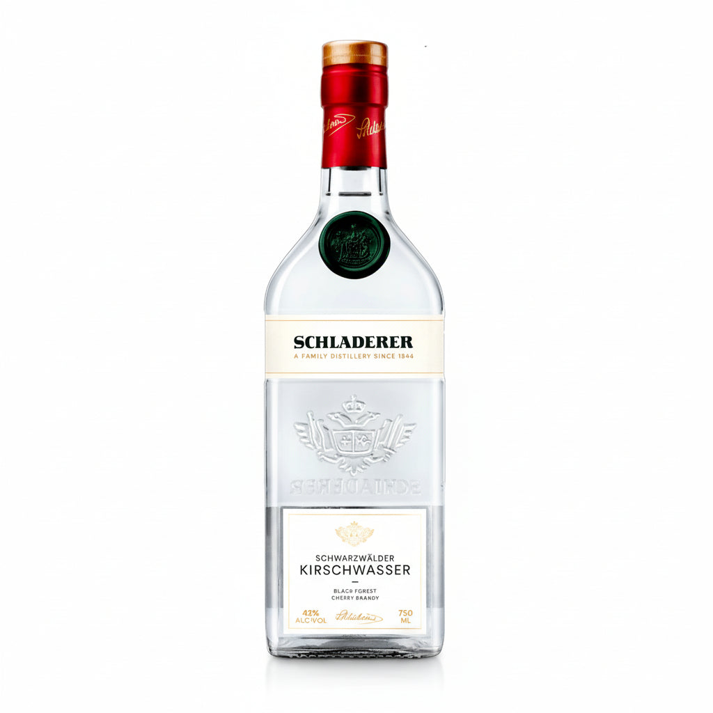 Schladerer Schwarzwalder Kirschwasser Black Forest Cherry Brandy 750ml