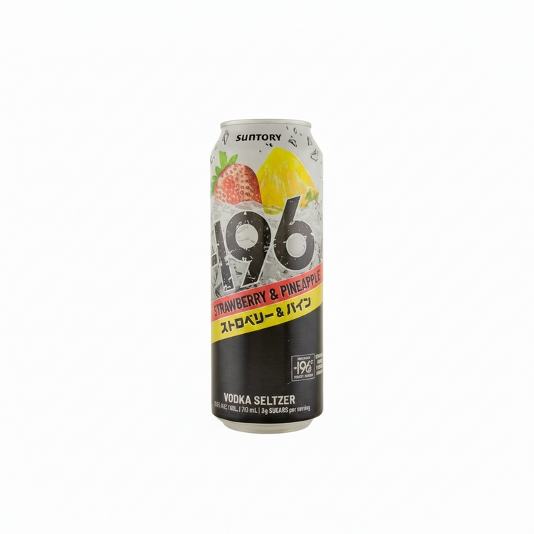 Suntory Minus -196 Hard Vodka Seltzer Strawberry & Pineapple 710ml