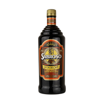 304 Liquor Sabroso Coffee Liqueur in a large 1.75L bottle with a dark mahogany label and Mexican-inspired design.